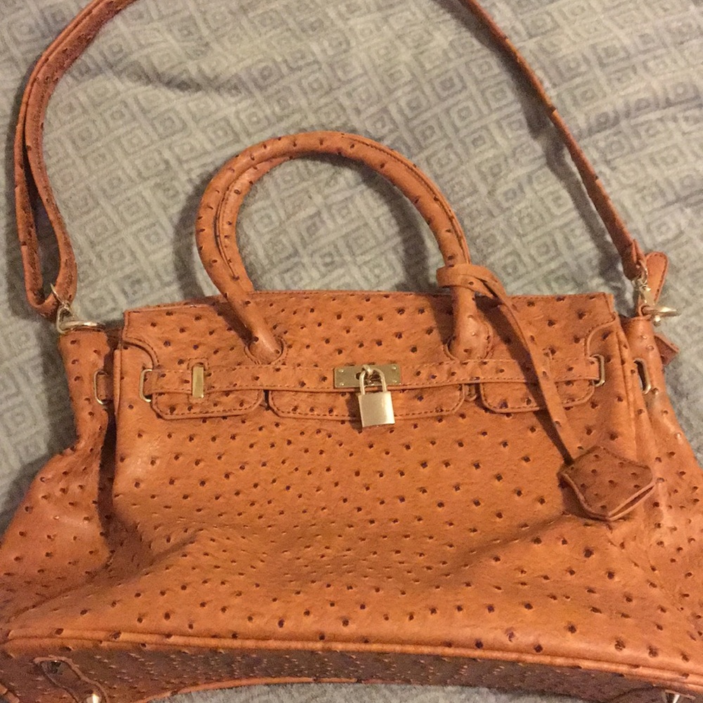 Ostrich Leather Beautiful Purse